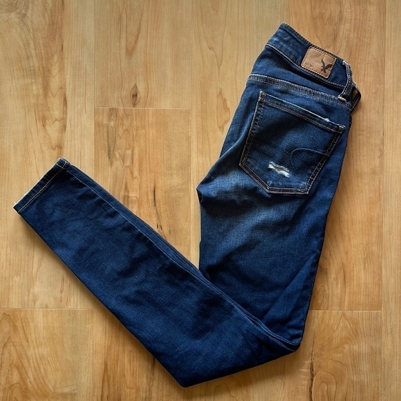 American Eagle Outfitters Distressed Jegging Jeans - Picture 1 of 10
